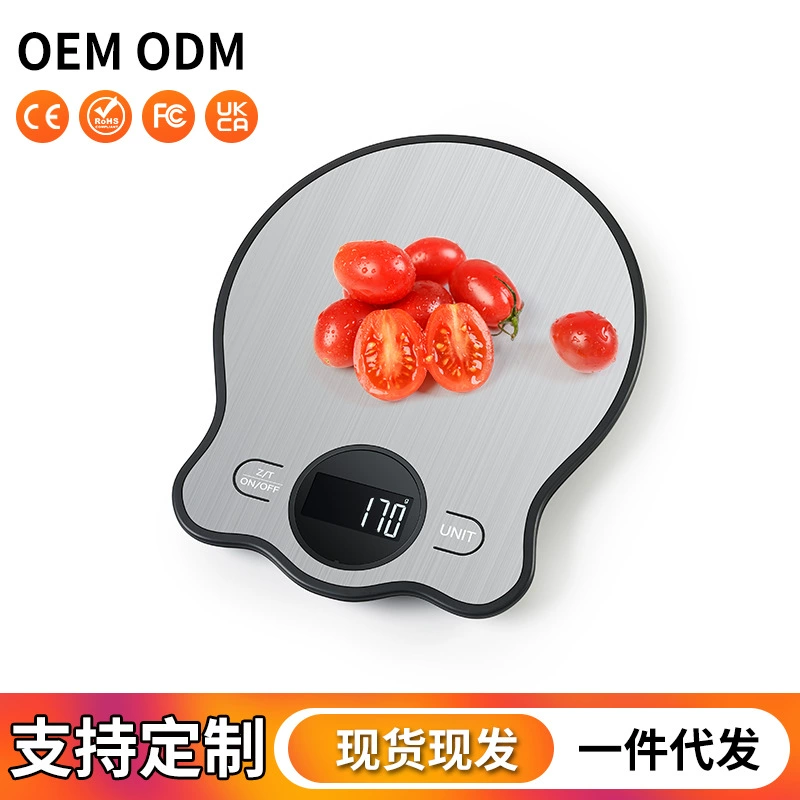 Производители оптовые трансграничные новые кухонные весы для выпечки из нержавеющей стали бытовые зарядные электронные весы небольшие пищевые весы