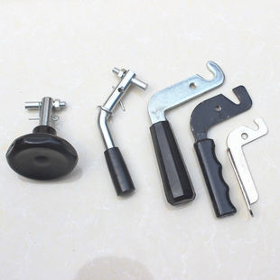 Stove door accessories door pull handle large pot stove table plastic wooden handle plastic hook handle ball household heating coal stove boiler