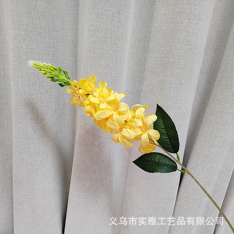 法式仿真风信子高枝金鱼草家居婚礼插花装饰紫罗兰花跨境热卖绢花|undefined