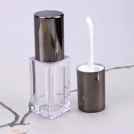 厂家直销  银灰色透明彩妆分装瓶   舞美化妆唇彩唇釉口红外壳