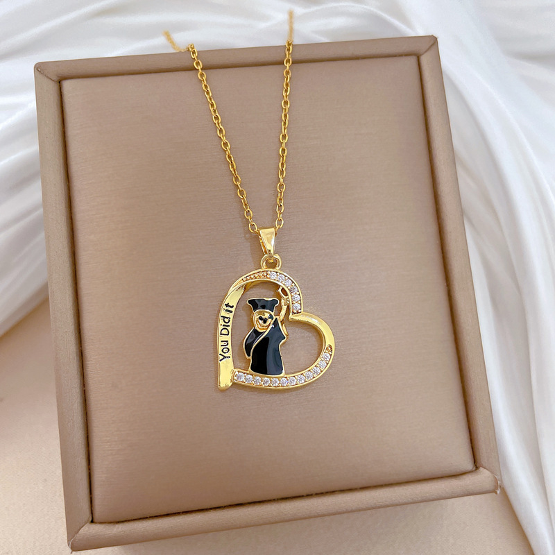 Gorgeous Diamond Collarbone Chain Necklace For Women Titanium Steel_voghion.com