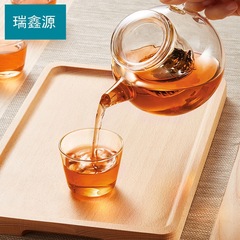 Heat-resistant glass teapot, Gongfu tea set, high-temperature glass teapot, glass teapot with filter, small glass teapot for blooming tea