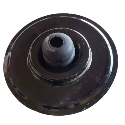 upper cover with cushioning rubber, damping system