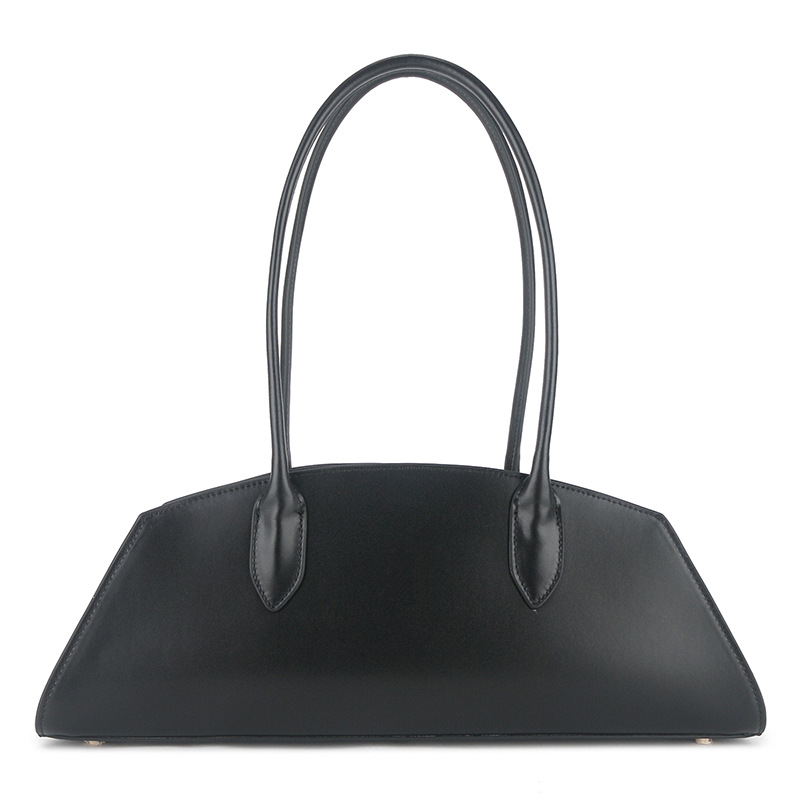 2026 Ruel Genuine Leather French Vintage Baguette Bag Autumn Winter Commuter Suede Shoulder Bag Handbag - Thumbnail 4