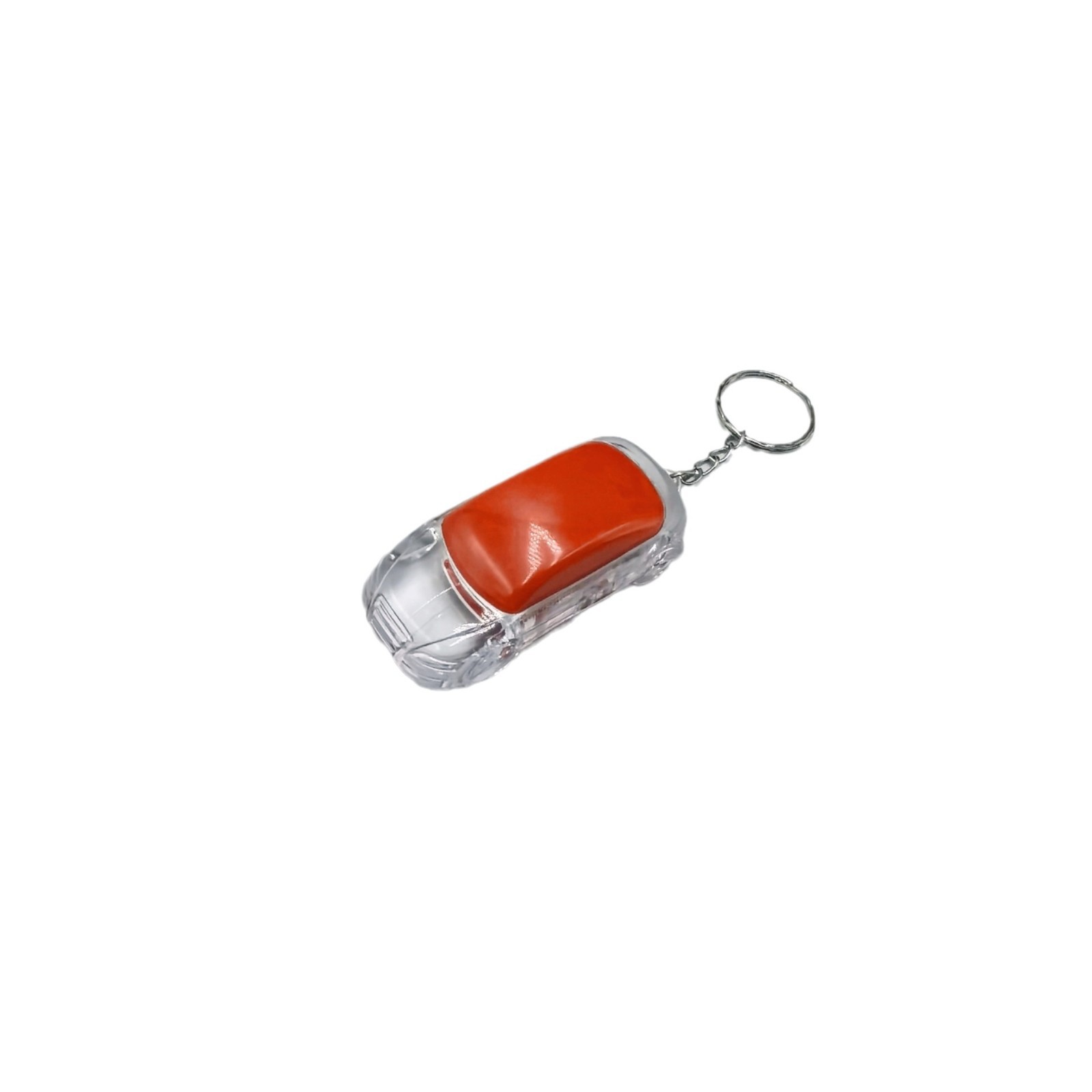 Transfronterizo creativo plástico LED luminoso coche llavero colgante de juguete para niños un yuan pequeño regalo logotipo imprimible