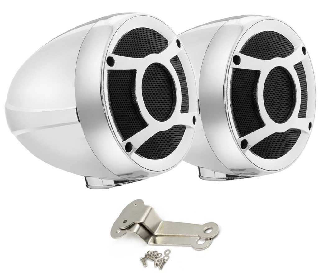 SHARK Motorcycle Audio 12V Waterproof Speaker 3inch Full-Range Rearview Mirror Mount Speaker 97MA