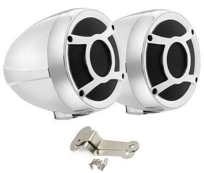 Motorcycle Helmet Headset Waterproof Speaker 3inch Full-Range - gray-spk97ma