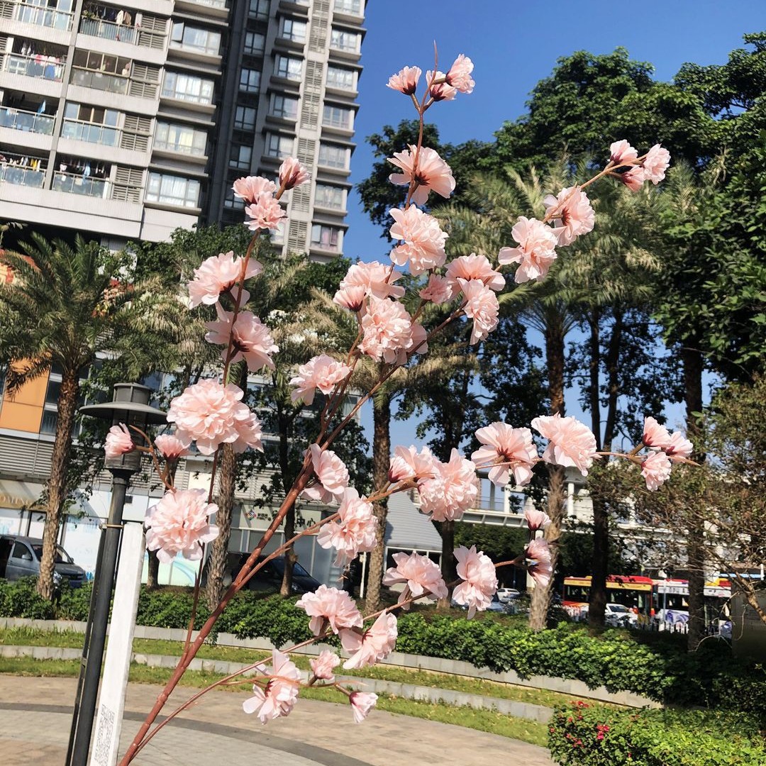Simulación del Día de San Valentín rosa fabricante 3 sola rama multi-cabeza rosa decoración de la boda flor falsa al por mayor
