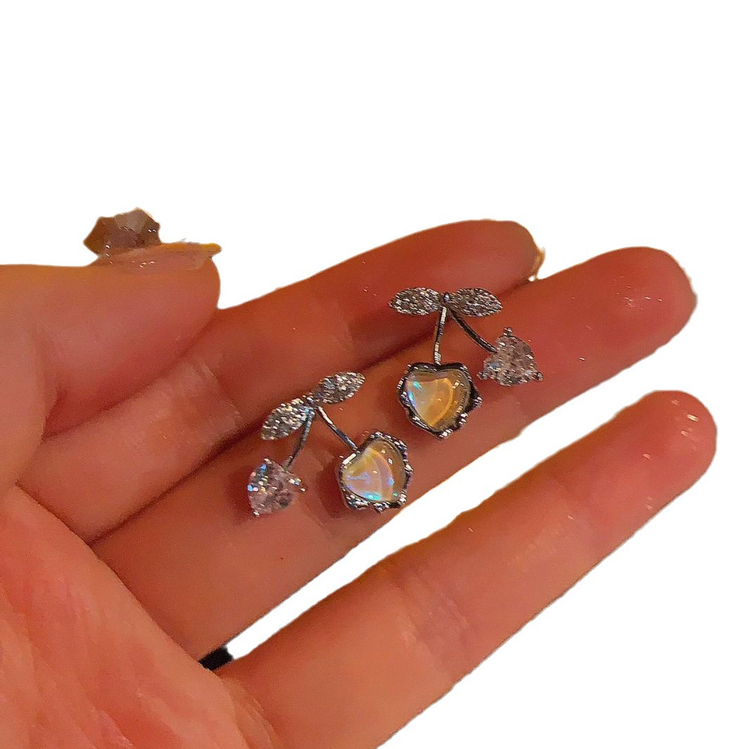 Серебристая игла, серьги, образец серебра 925, стиль легкой роскоши, западный стиль
