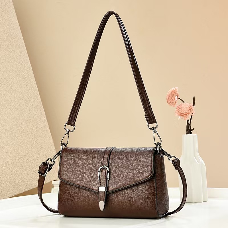 Bolso casual, bolso de mano de color sólido, bolso de hombro compacto y versátil, bolso de transporte, bolsas transfronterizas.