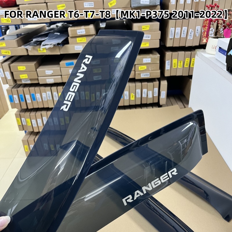 For Ford Ranger T9 Rain and Sunscreen Rain Eyebrow Sun Visor Ford Ranger T6 Window Visor