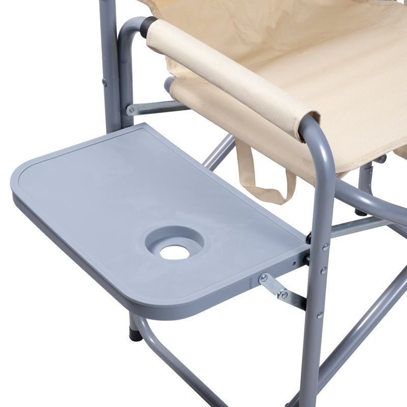 Silla plegable para exteriores Silla de director de camping de montaña Silla de camping de cena Silla de mesa de respaldo de malla Silla de playa de tela Oxford