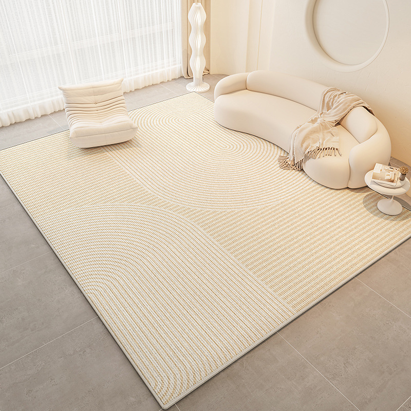 Alfombra de sala de estar nórdica transfronteriza, alfombra de sofá de lujo de alto nivel, alfombra de mesa de té, alfombra de cama de dormitorio minimalista, fabricante de etiquetas