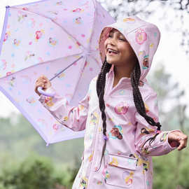 Pu rain jacket 儿童防水夹克外套防风PU上衣男女儿童环保雨衣