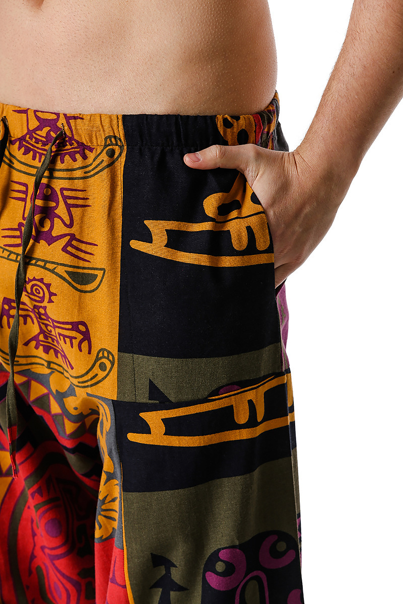men's and women's foreign trade Harun yoga pants loose bohemian pants hanging pants moth pants 41