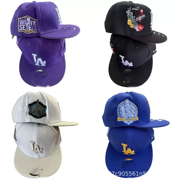 Cross-Brimmed Flat-Brim Sun Protection Hat for Men and Women, Adjustable Hat, Team Casual Sports Hat, Lany Yankees Baseball Cap