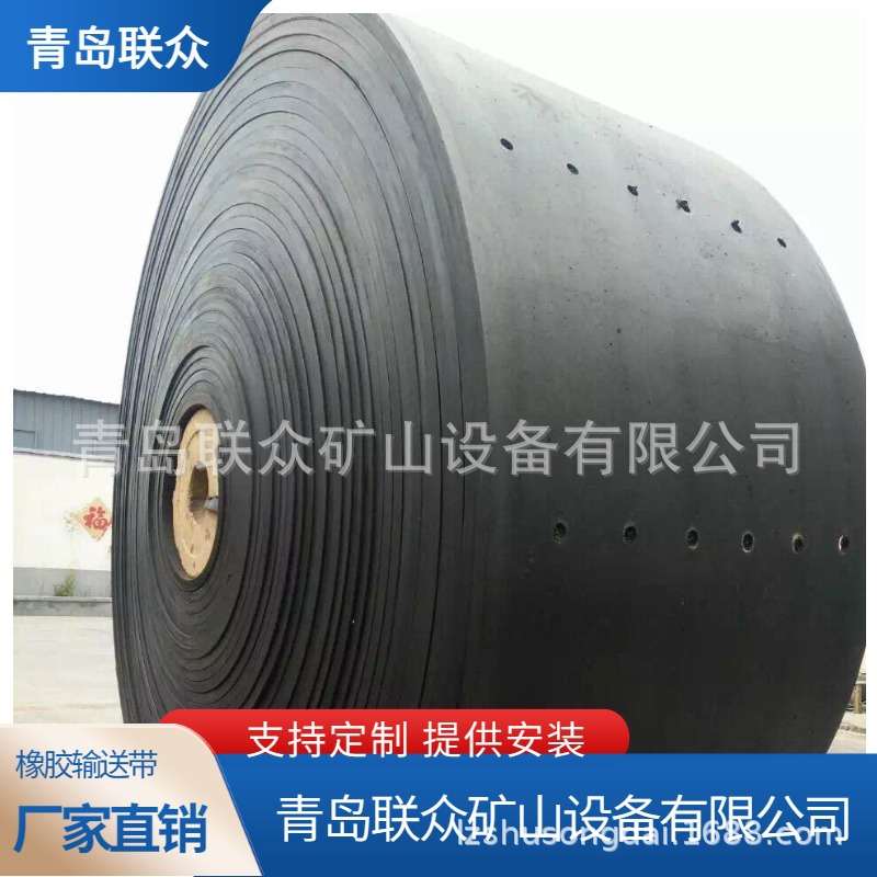 供应ST1000斗提机提升带 钢丝绳带芯打孔输送带 耐高温输送带