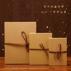 Handmade diy photo album retro organ classmate record couple baby growth graduation album kraft paper gift book