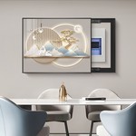 轻奢电表箱装饰画电闸箱信号箱遮挡挂画高级感2025新款配电箱盖板
