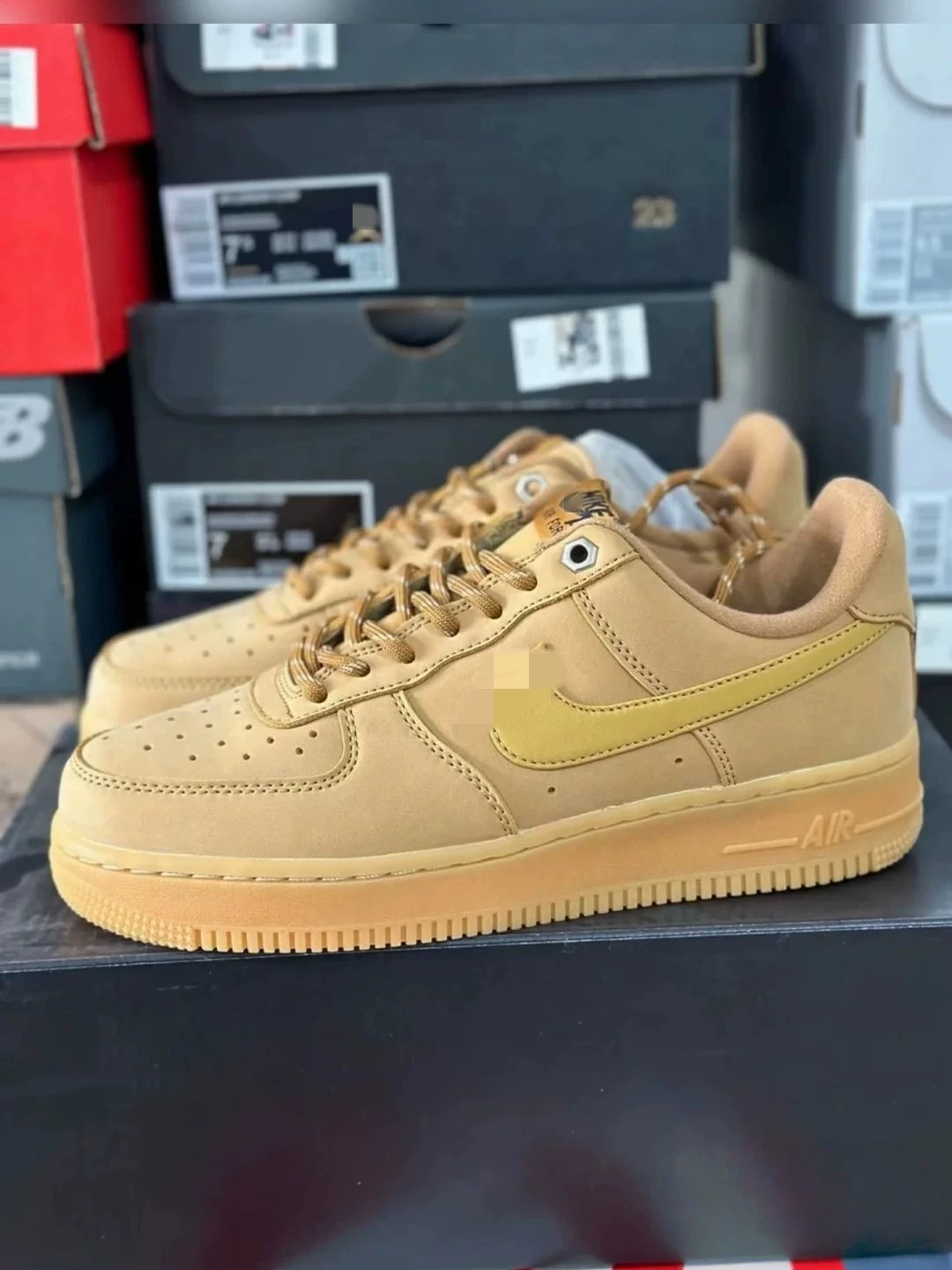 Putian Pure Original Air Force 1 Wheat Air Force 1 мужские и женские низкие кроссовки повседневные спортивные туфли