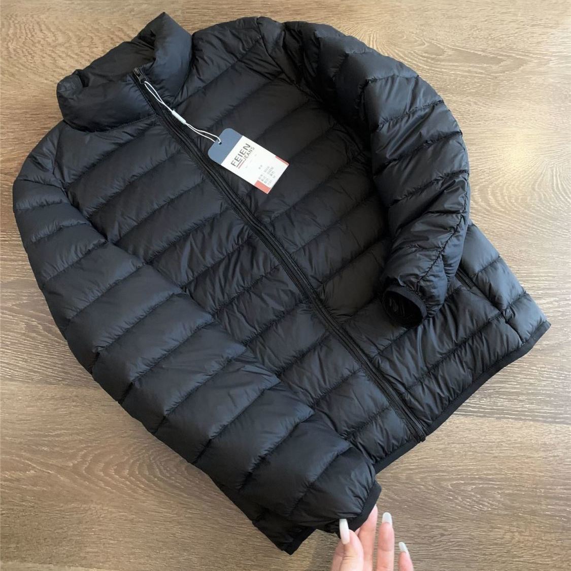 El comercio exterior alemán original de pluma de algodón superligero chaqueta de algodón de tamaño grande ropa de hombre otoño y invierno delgada y cálida superada