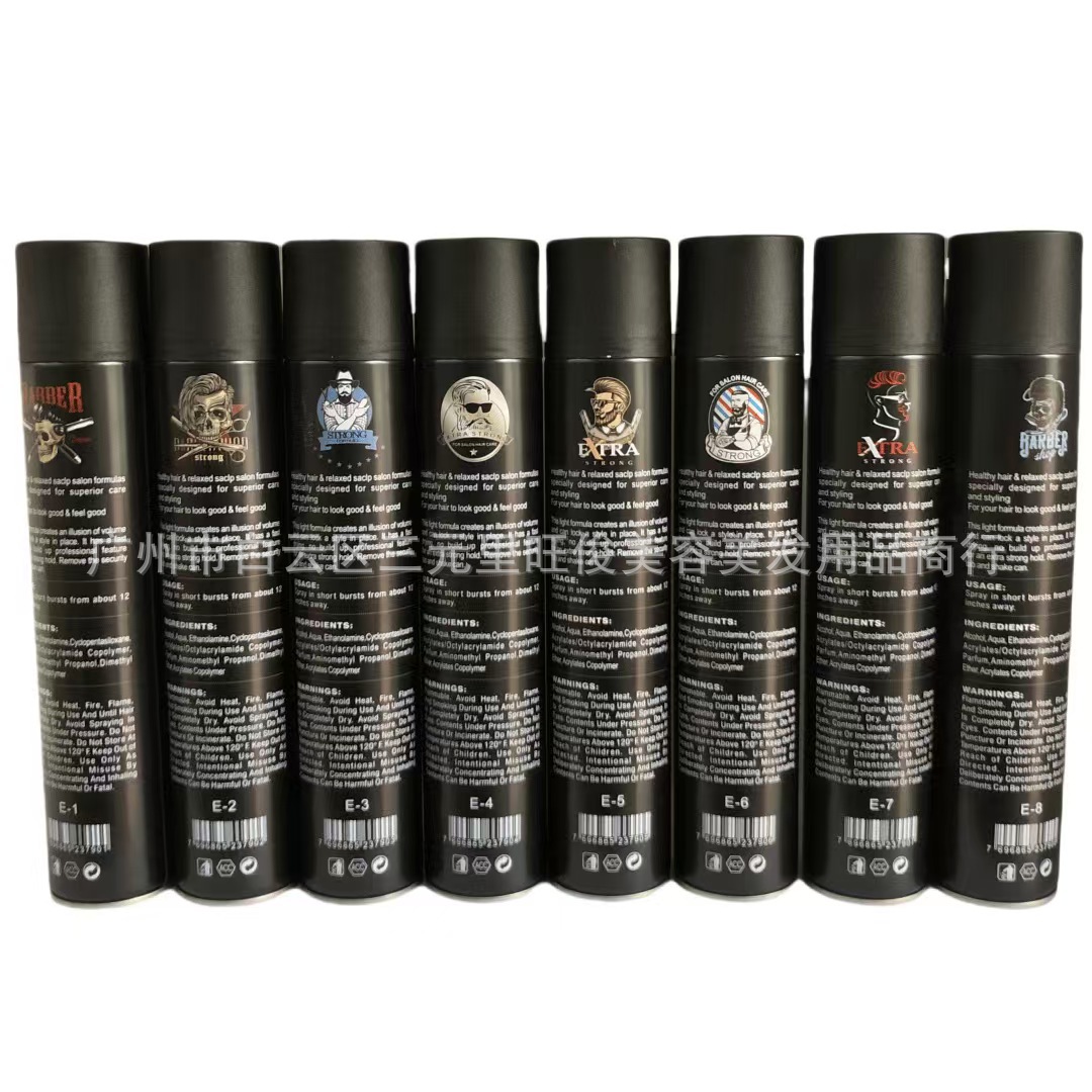 Spray fijador para cabello uso profesional hidratante de larga duración para peinado