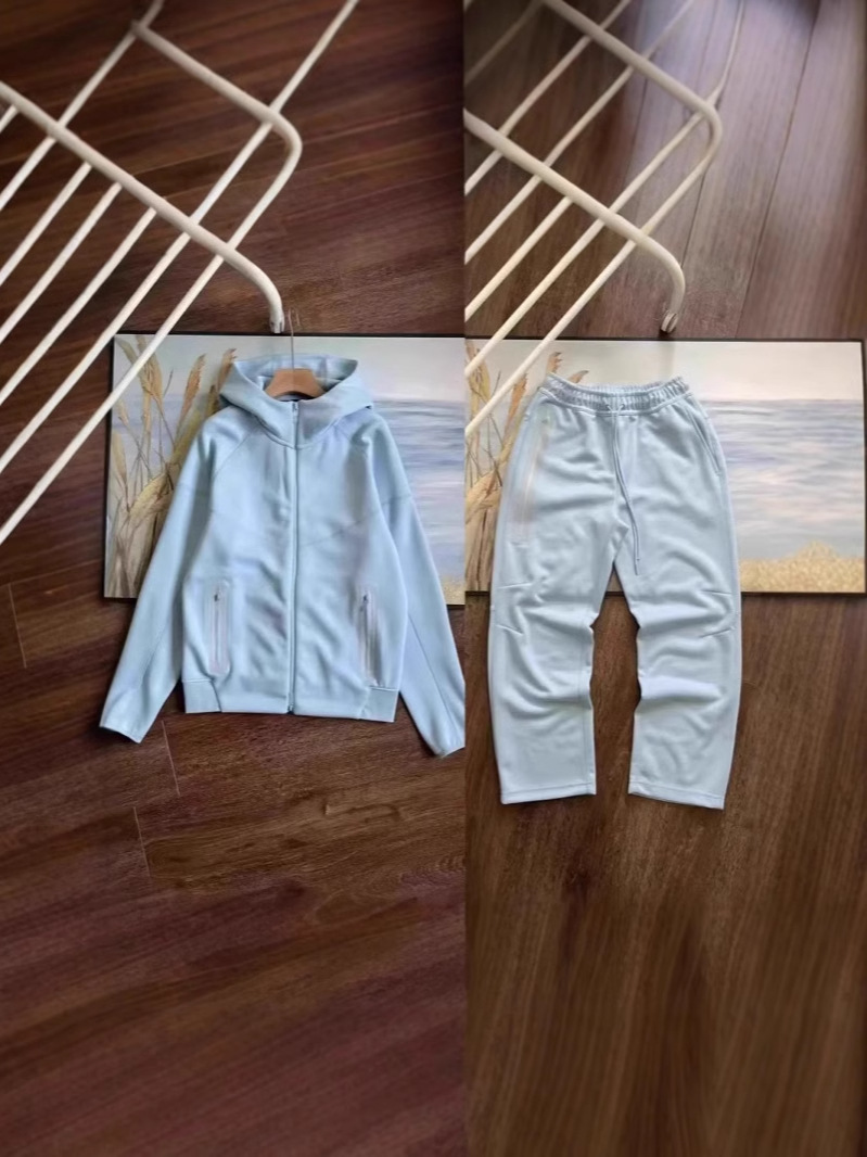 24 años de primavera y otoño ciencia y tecnología deportiva casual chaqueta encapuchada pantalones casuales abrigo conjunto 454-461