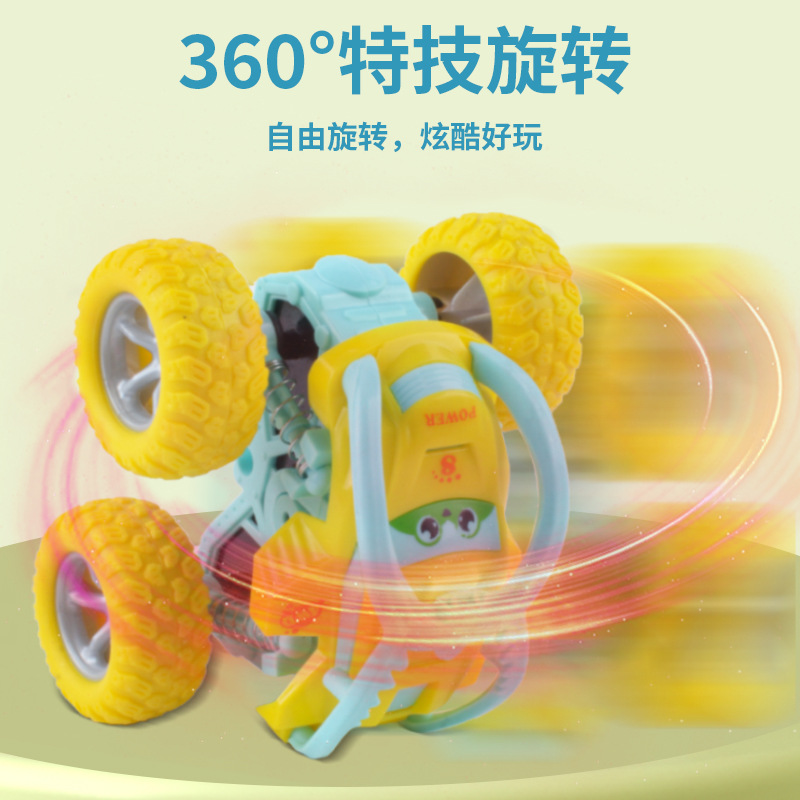 Inercia 4WD juguetes para niños y niñas acrobacias rodante coche de caída modelo de automóvil infantil al por mayor