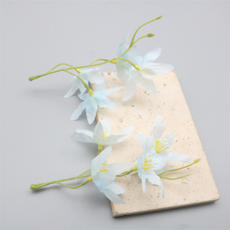 仿真文小兰花花束假花 diy手工簪花古风头饰材料拍摄跳舞家居装饰|undefined