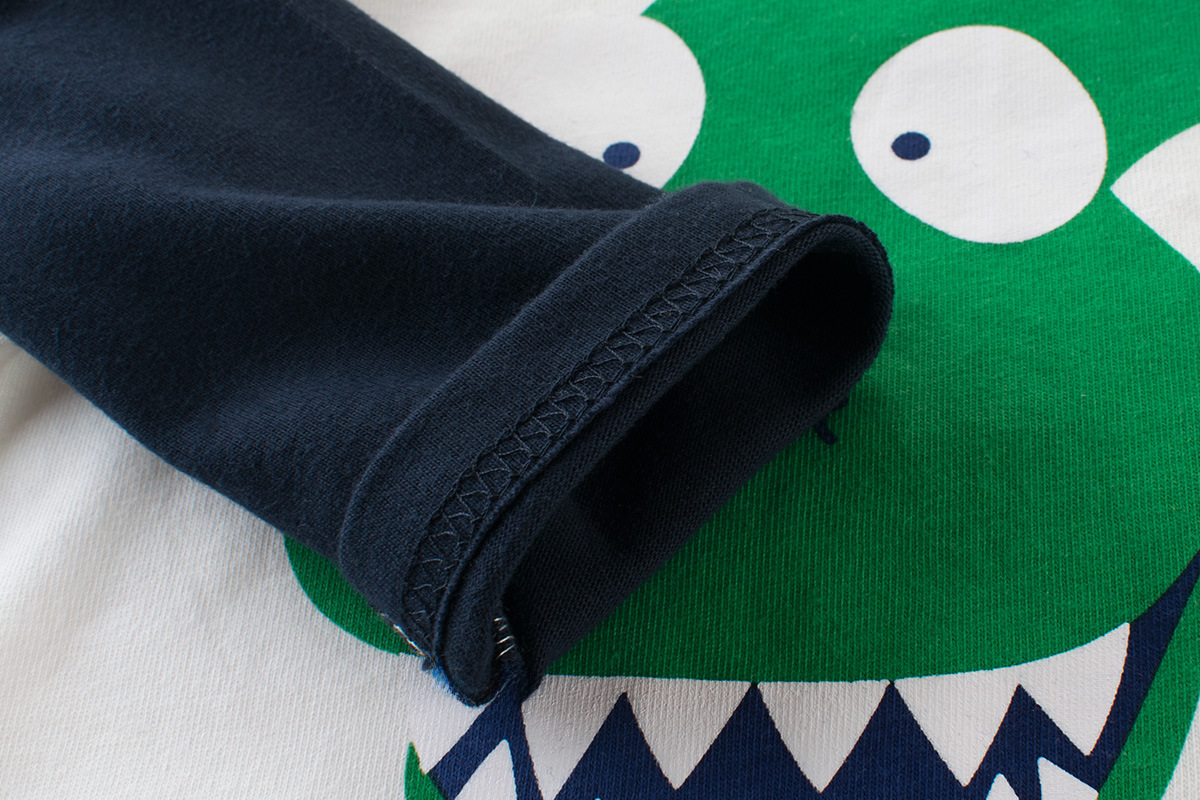 2023 children's clothing spring new boys T-shirt wholesale dinosaur baby coat children's base shirt a consignment