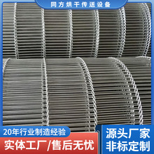 定制加工高温乙型网带 披萨饼干一字型梯形网 不锈钢食品输送网带