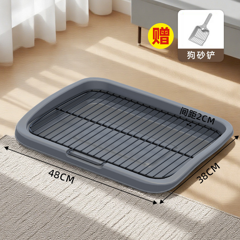 超大号平板狗厕所防尿溅可冲洗防踩屎小中大型犬狗便盆宠物用品|undefined