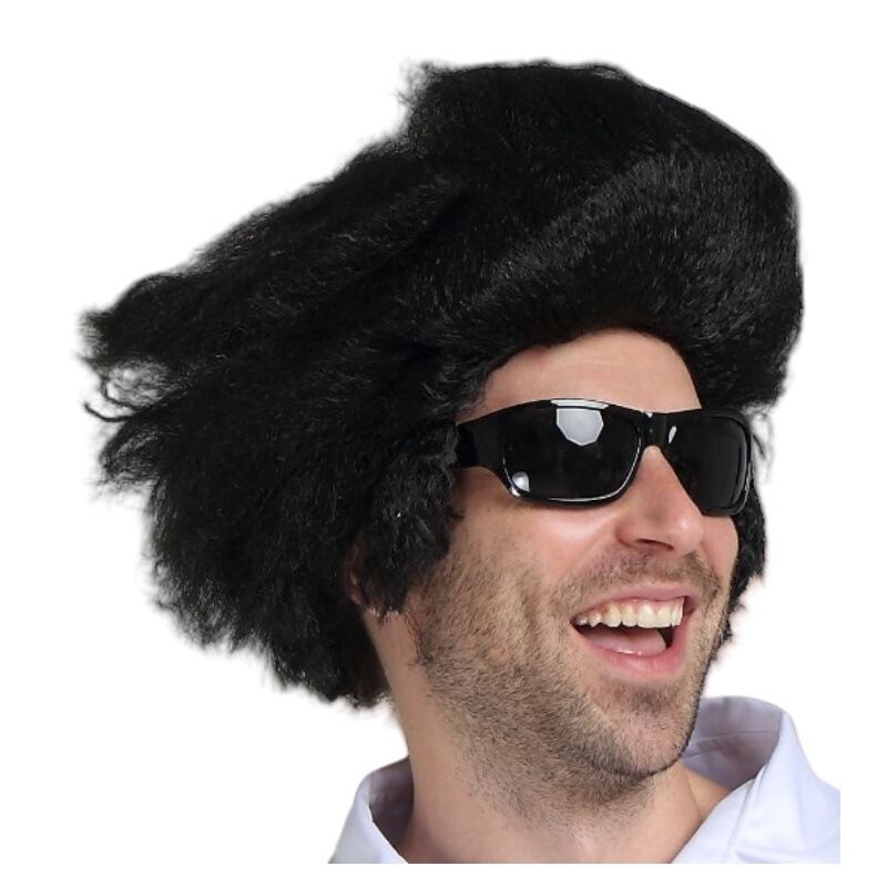 Rock Singer Elvis Presley Cosplay Funny Wig Party Prom Table Performance Halloween Day Wig Male Headgear
