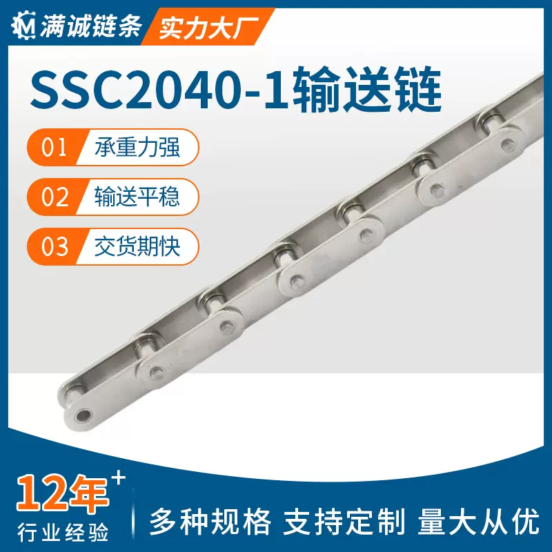 SSC2040-1输送链条 工业传动输送链条大节距链条 江苏厂家可定制