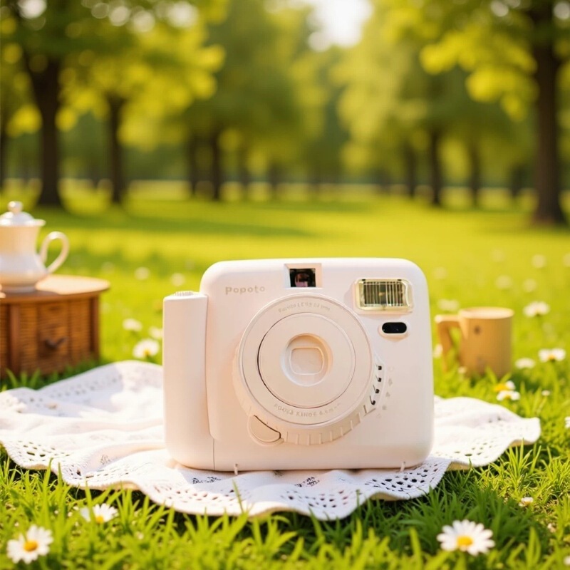 Popoto Instant Camera Full-Color One-Shot Camera Birthday Gift Essential for Students and Travel Retro Ccd Photo Popoto Instant Camera Full-Color One-Shot Camera Birthday Gift Essential for Students and Travel Retro Ccd Photo