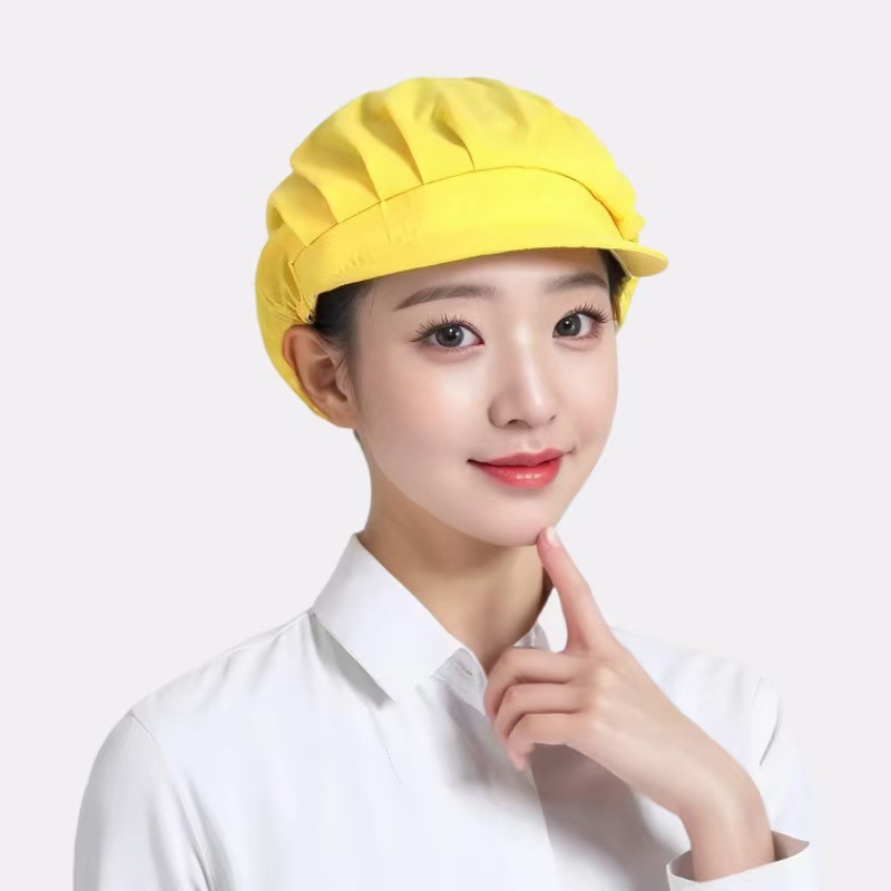 Sombrero de taller de alimentos respirable a prueba de humo de aceite sombrero de cocina sombrero de cocinera sombrero de cocinera sombrero de trabajo