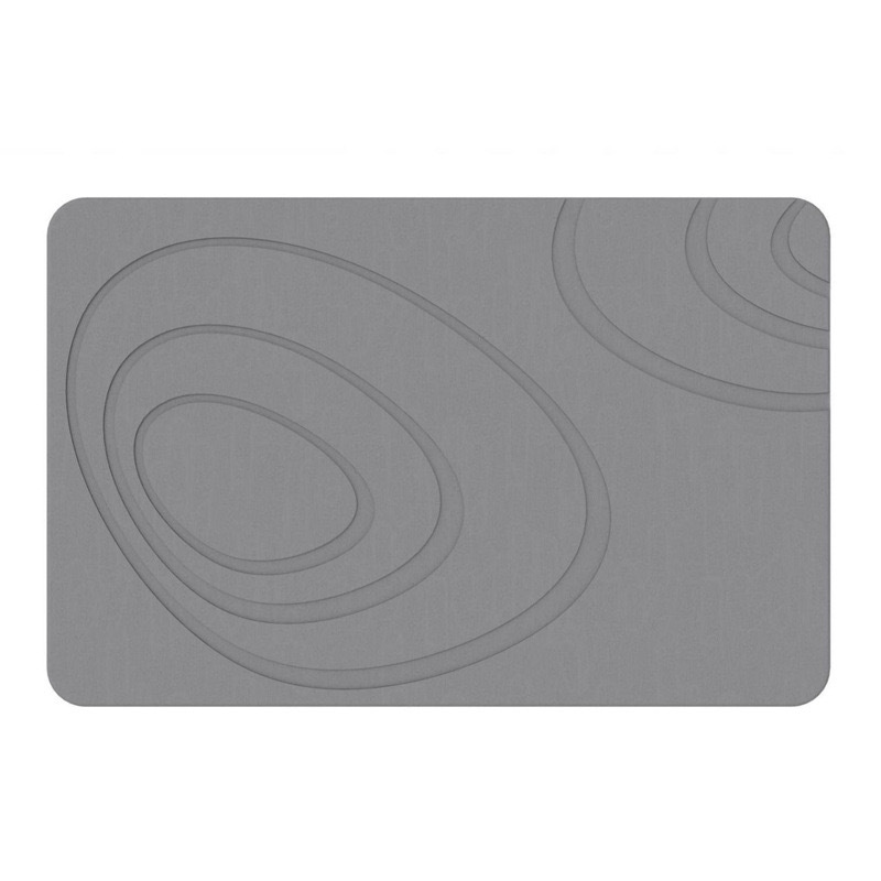 Transfronterizos rasgadas de barro de diatomita suave esterilla de suelo de baños europeos y estadounidenses antideslizante esterilla de absorción de agua alfombra cocina esterilla