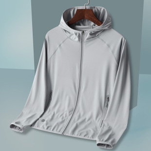 Outdoor Sun Protection Clothing UPF50 UV Protection Sun Protection Clothing Men's and Women's Hooded Jacket Lightweight Breathable Sun Protection Clothing Men's