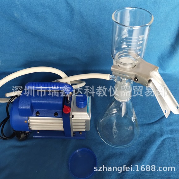 真空泵抽滤装置500ml 1000ml 2000ml实验室真空泵砂芯过滤装置