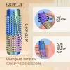 Silk purple blue yellow PLA8.6cm straight row thorn cylindrical rotating head