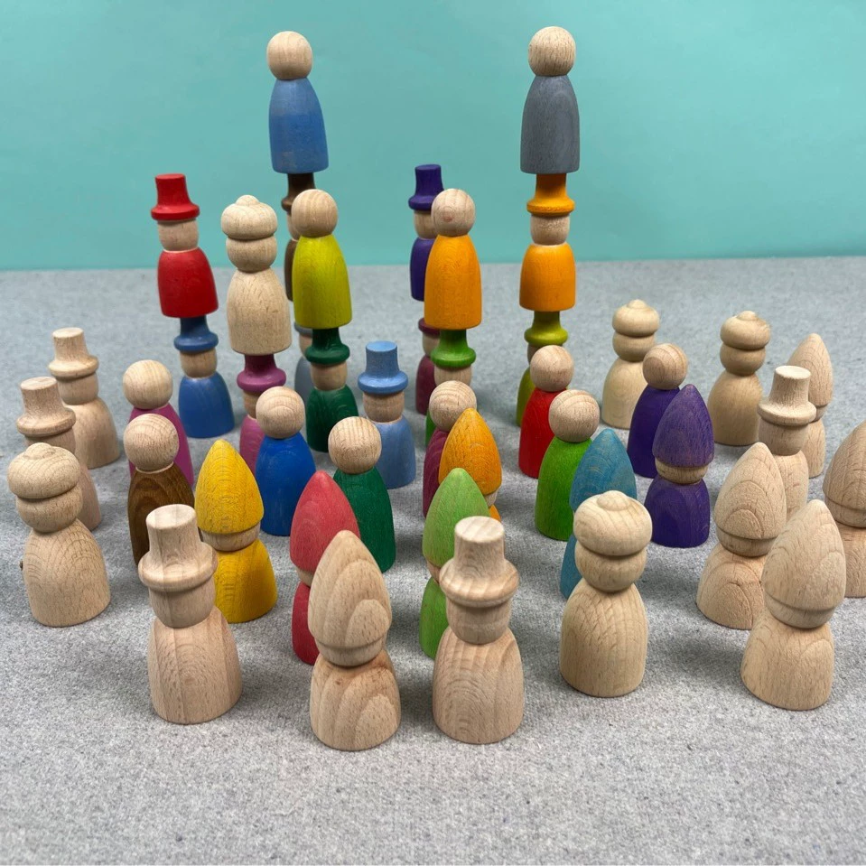 Бук безболезненный цвет маленький человек детская DIY живопись Человек кукольный песок украшения для стола домашняя кукольная живопись