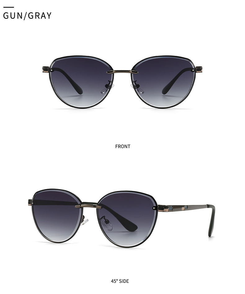 European and American Modern Retro Narrow Sunglasses High-End Women's Ins Style Sunglasses Versatile Trendyy Sunglasses 2506_voghion.com