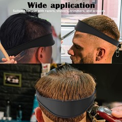クロスボーダー調整可能な DIY 曲面シリコーン理髪ネックラインテンプレートヘアトリミングツーリング理髪ツールヘアバンド