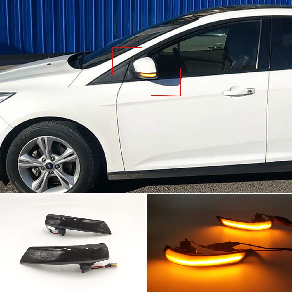 Подходит для Ford 12-18 Focus зеркало заднего вида указатель поворота 07-13 Old Zhisheng зеркало заднего вида указатель поворота проточной воды
