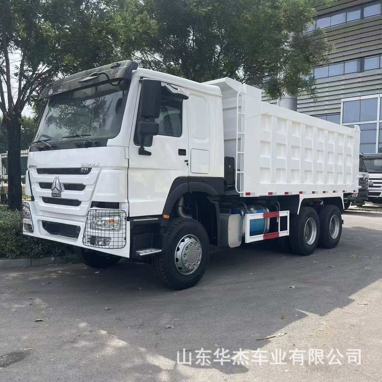 Export of HOWO engineering dump trucks with 371 horsepower, rear eight-wheel muck trucks, and front-four-rear-eight-wheel dump trucks for mining use