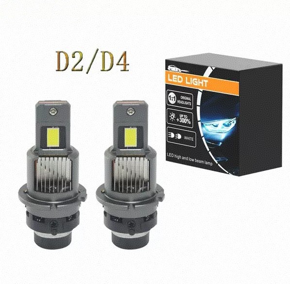 35WH1H3直插式一体LED汽车大灯无损安装小体积直接替换原车卤素灯