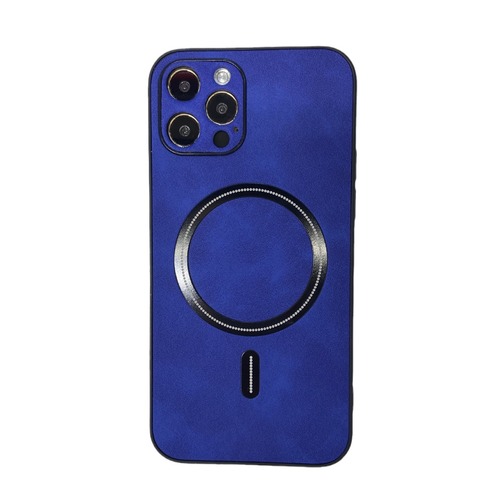 Applicable for iPhone 15 magnetic phone case skin feel sheep leather 13 Promax Apple 14 protective cover new anti-slip