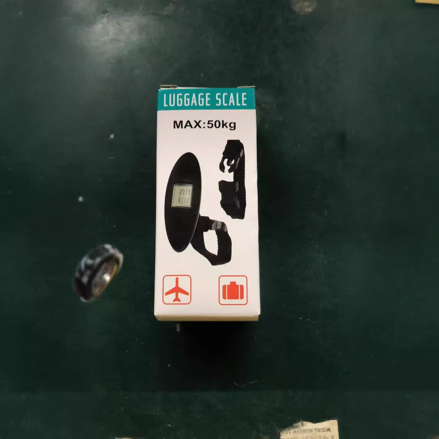 Escala electrónica portátil Escala de pesca portátil Escala electrónica portátil 40kg / 100g Escala cónica Hoja de burbuja