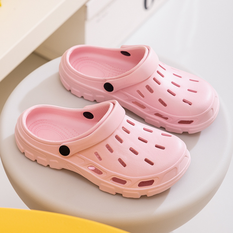 EVAのかわいい子供用洞洞シューズ、夏の水遊びに最適、滑り止め、防水、通気性のある子供用スリッパ|undefined