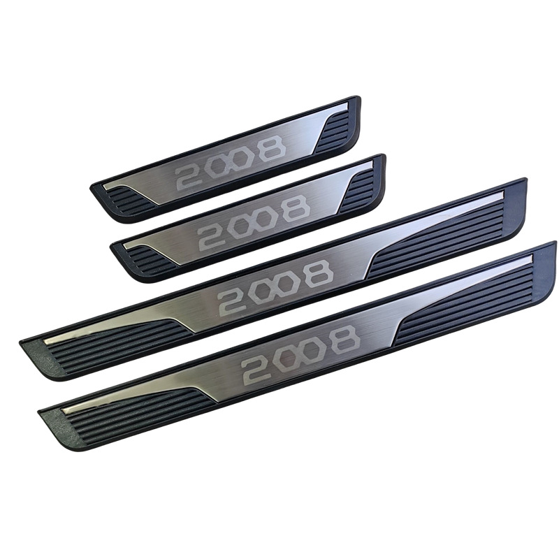 Suitable for Peugeot 2008/4008/5008 welcome pedal modification, threshold strip, plastic trunk guard trim